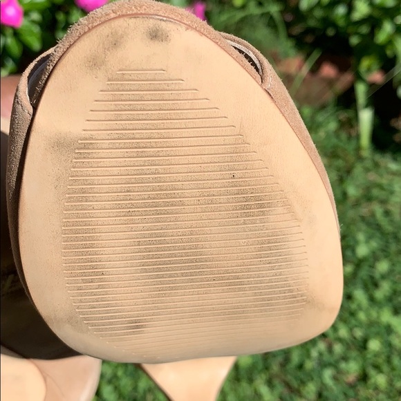 🦋 NWOT Marc Fisher Suede Peep-toe Bootie - 8.5 - Picture 7 of 8